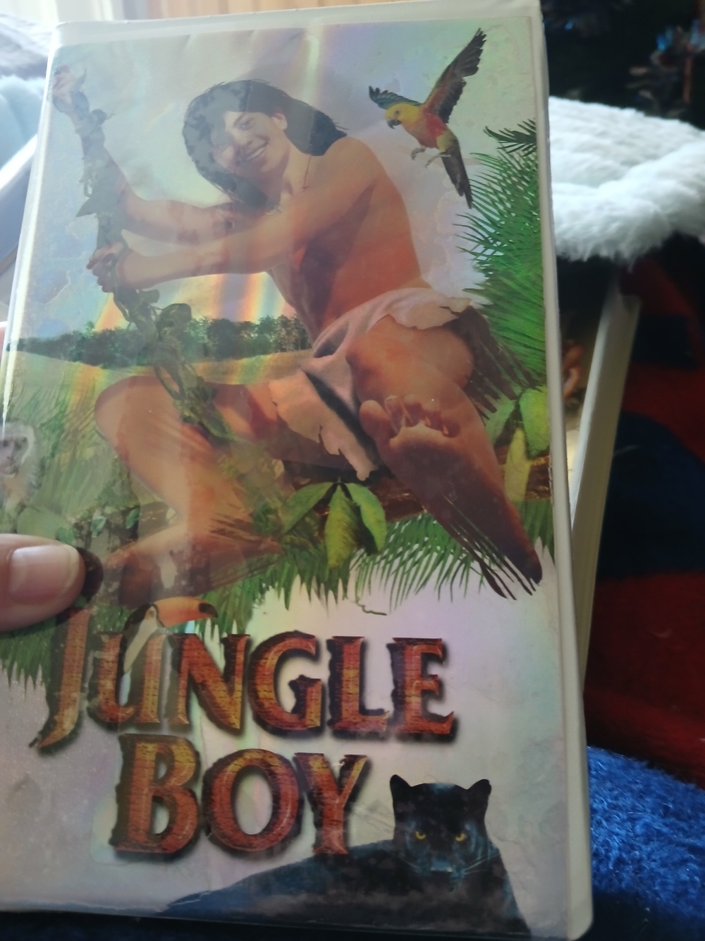 Collectible VHS tape of the 1998 family adventure film "Jungle Boy"
